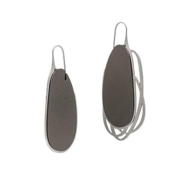 Pebble Earrings Long Mix - Navy - inSync design