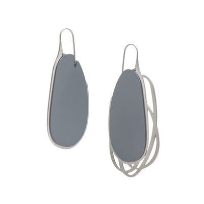 Pebble Earrings Long Mix - Navy - inSync design