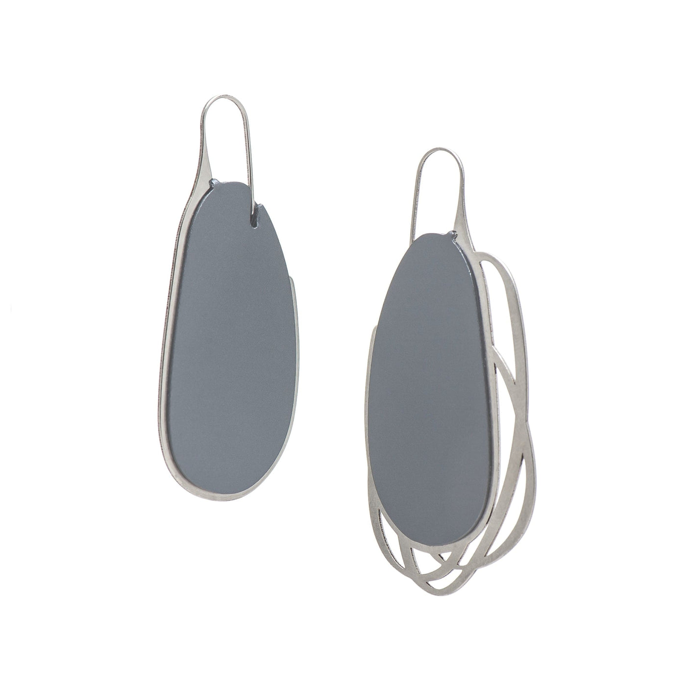 Pebble Earrings Long Mix - Stone - inSync design