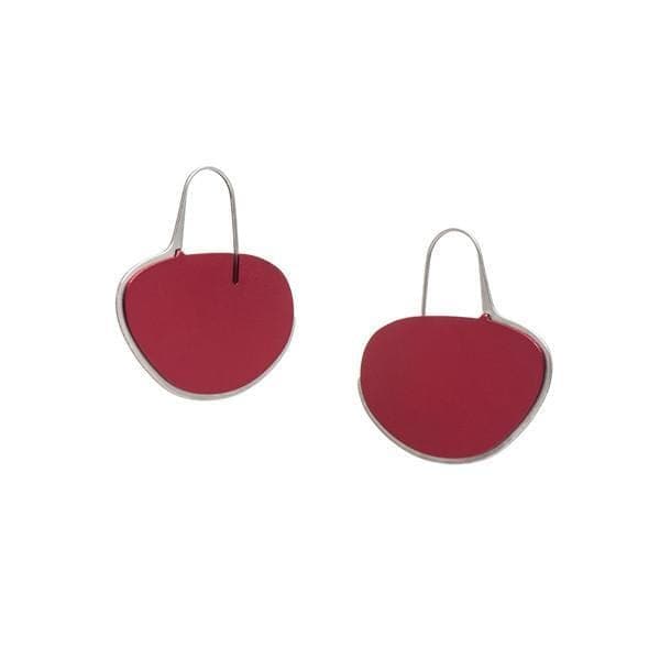 Pebble Earrings Medium Frame - Mauve - inSync design