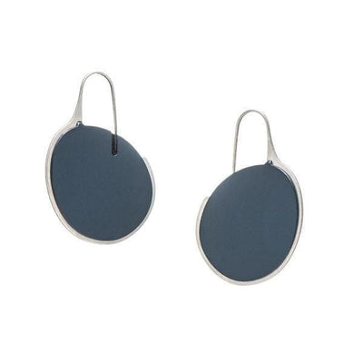 Pebble Earrings Small Frame - Navy - inSync design