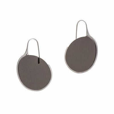 Pebble Earrings Small Frame - Ruby - inSync design