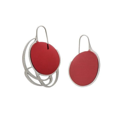 Pebble Earrings Small Mix - Ruby - inSync design