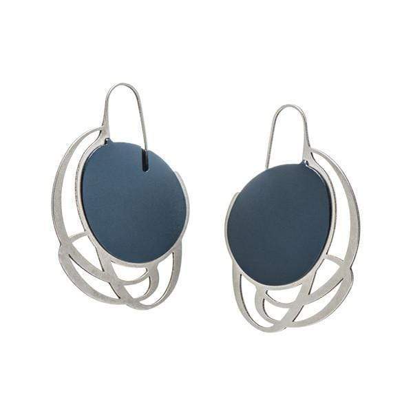 Pebble Earrings Small Multi Line - Stone - inSync design