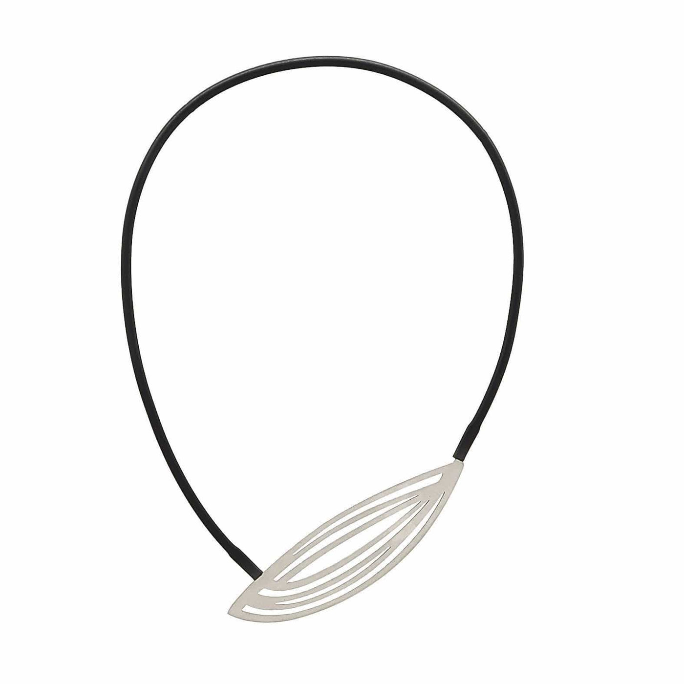 Pod Necklace - Raw Stainless Steel - inSync design