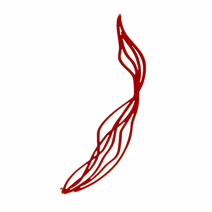 Rapids Brooch - Raw Stainless Steel - inSync design