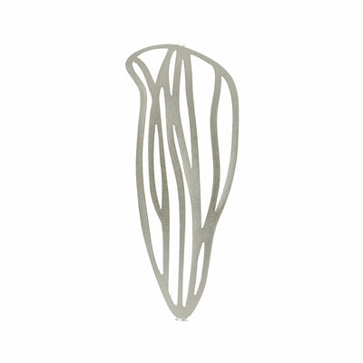 Sheaf Brooch - Raw Stainless Steel - inSync design