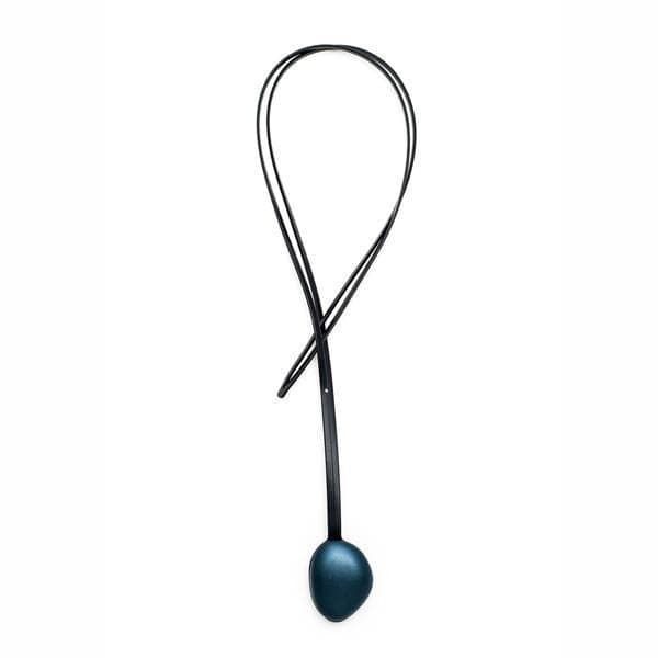 Single Pebble Necklace - Navy - inSync design