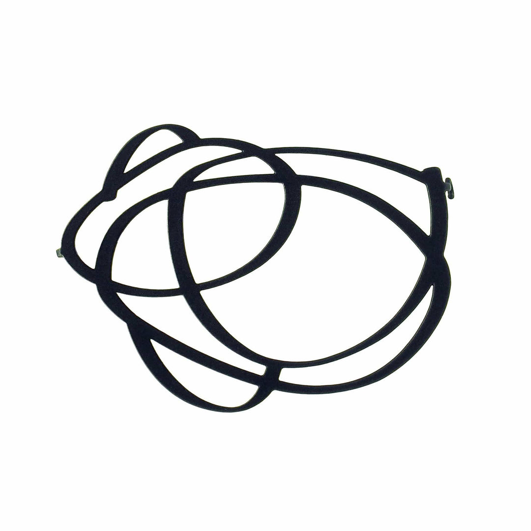 Skew Brooch - 22ct Matt Gold Plate - inSync design