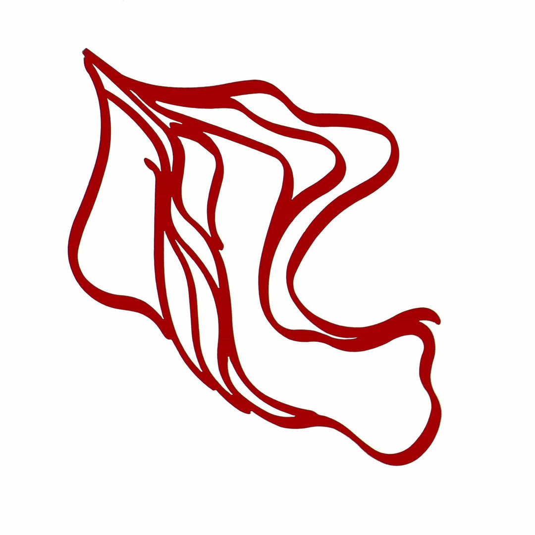 Sprawl Brooch - Claret - inSync design