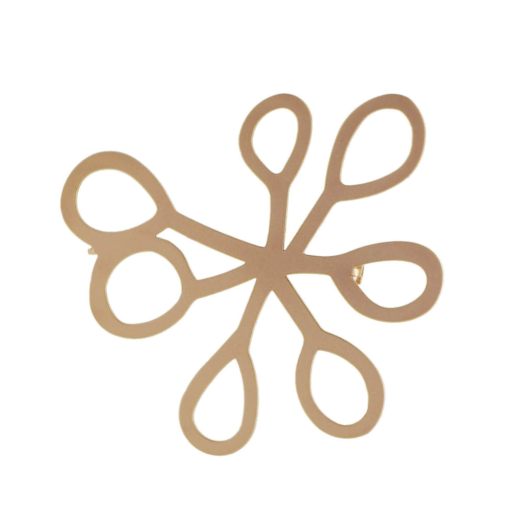 Star Brooch - 22ct Rose Gold Plate - inSync design