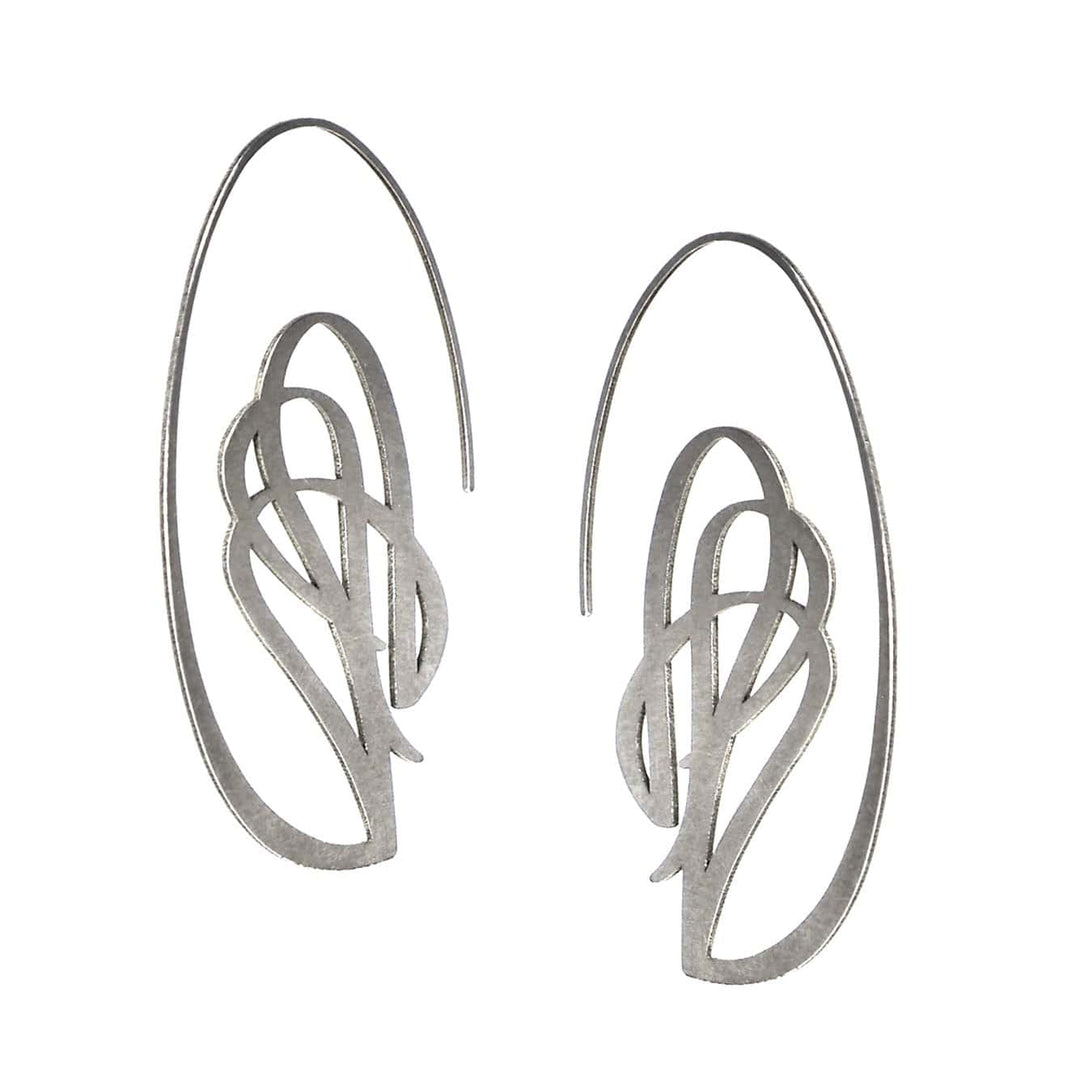 Swag Hoop Earrings - 22ct Matt Gold Plate - inSync design