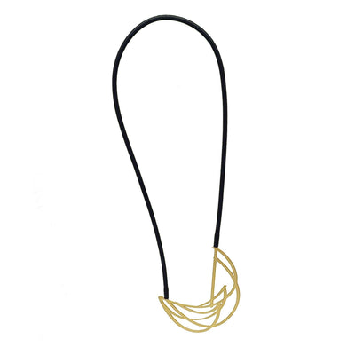 Sway Necklace - 22CT Matt Gold Plate - inSync design