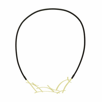 Truss Necklace - 22ct Matt Gold Plate - inSync design