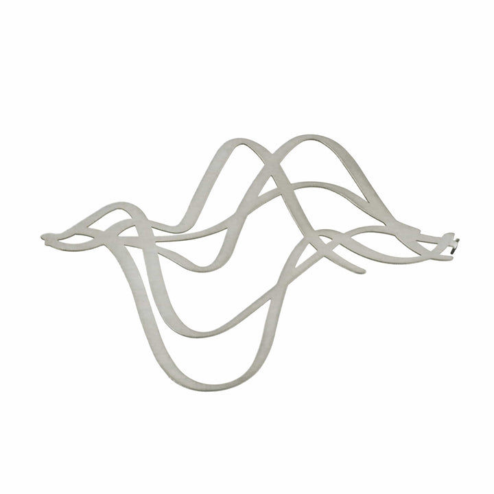 Turn Brooch - 22ct Matt Gold Plate - inSync design