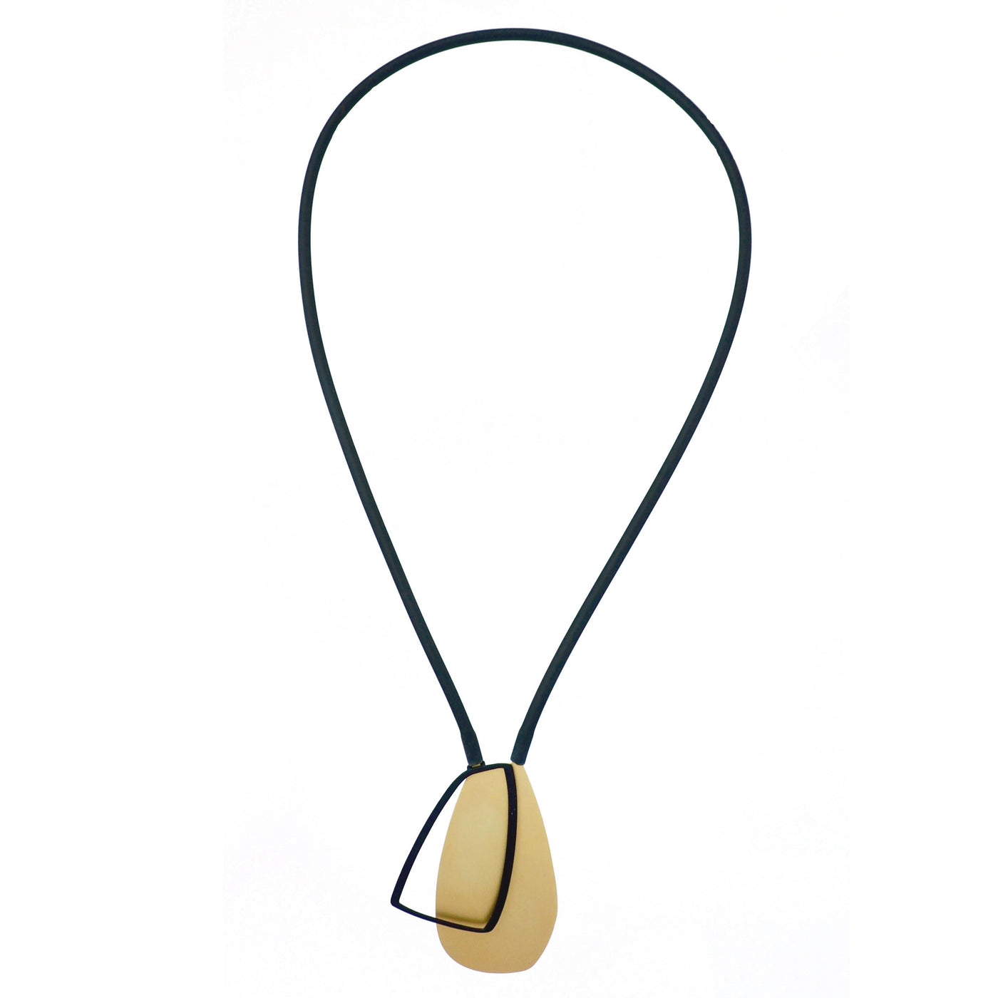 X2 Large Necklace - Black/Raw - inSync design
