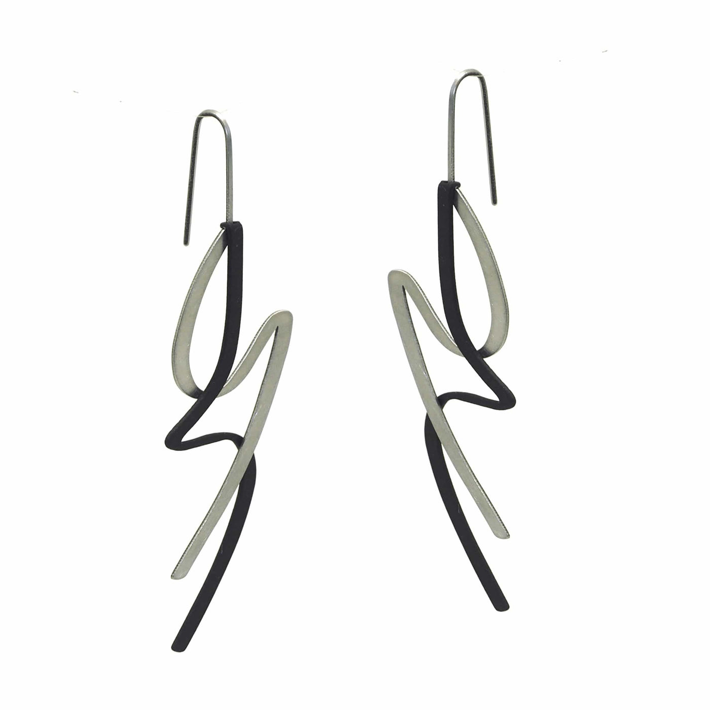 X2 Lithe Earrings - Gold/ Black - inSync design