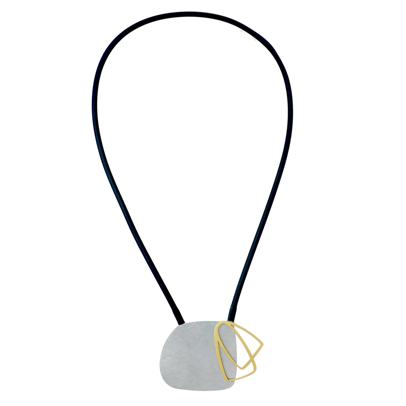 X2 Medium Necklace - Black/ Raw - inSync design