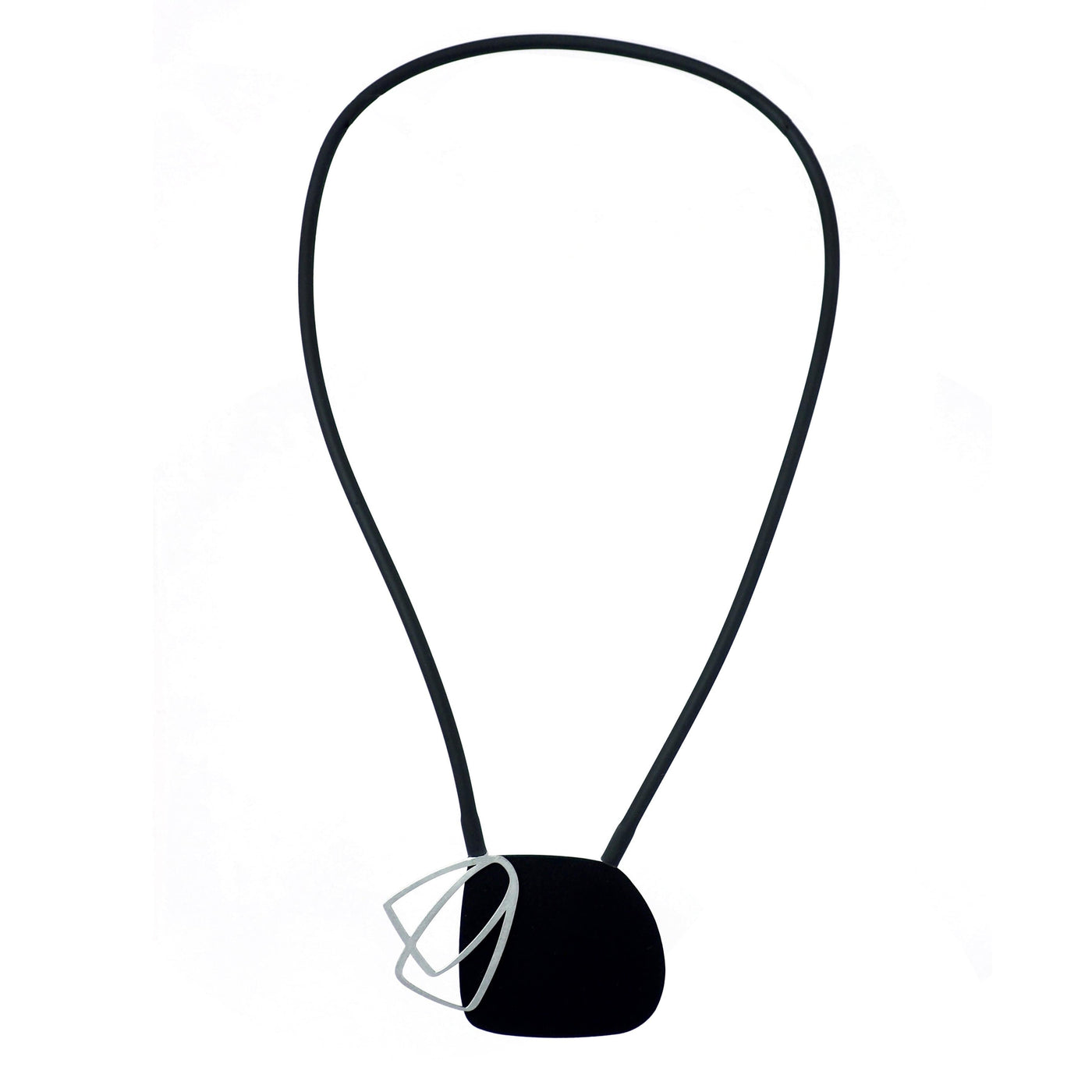X2 Medium Necklace - Black/ Raw - inSync design