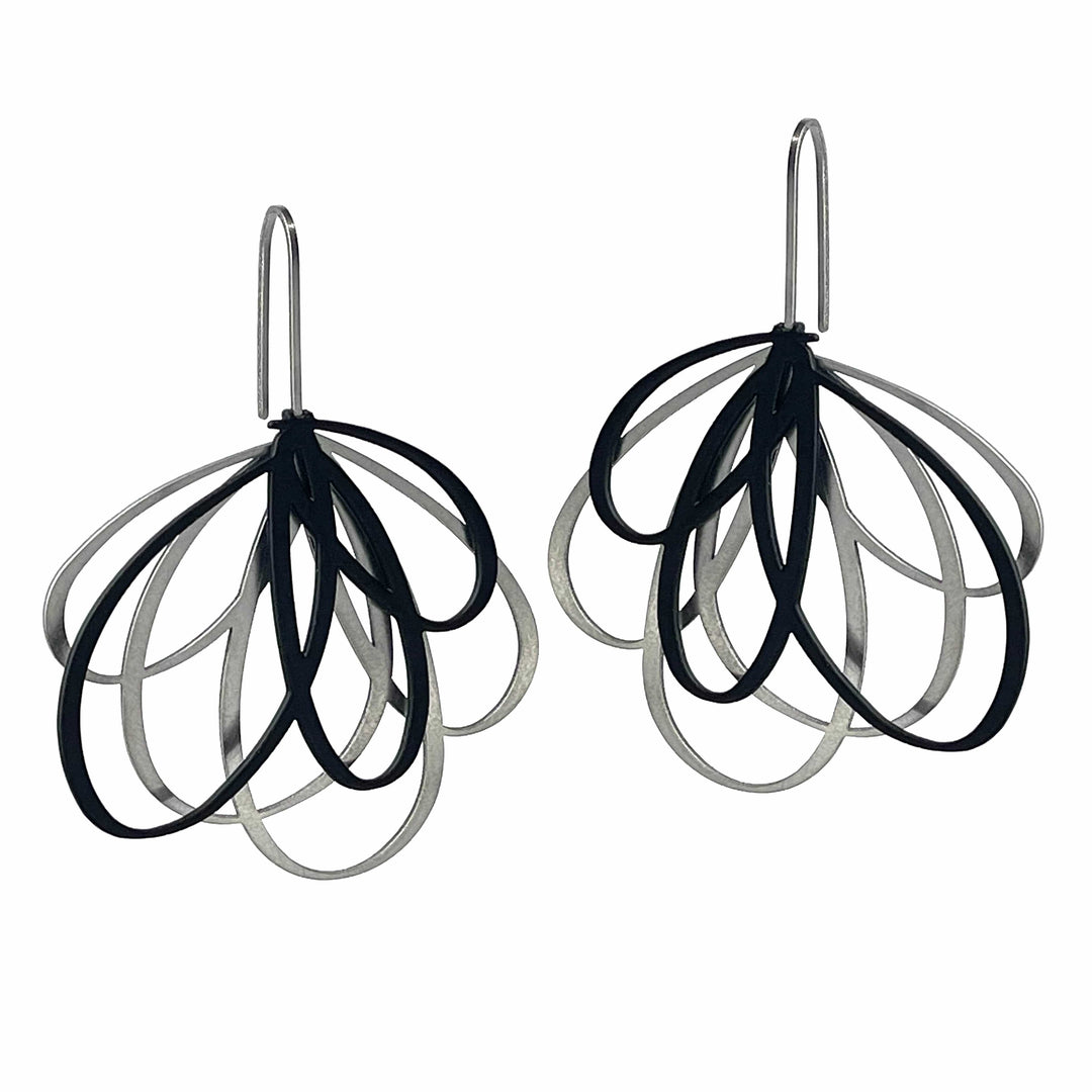 X2 Olio Earrings - Gold/ Black - inSync design