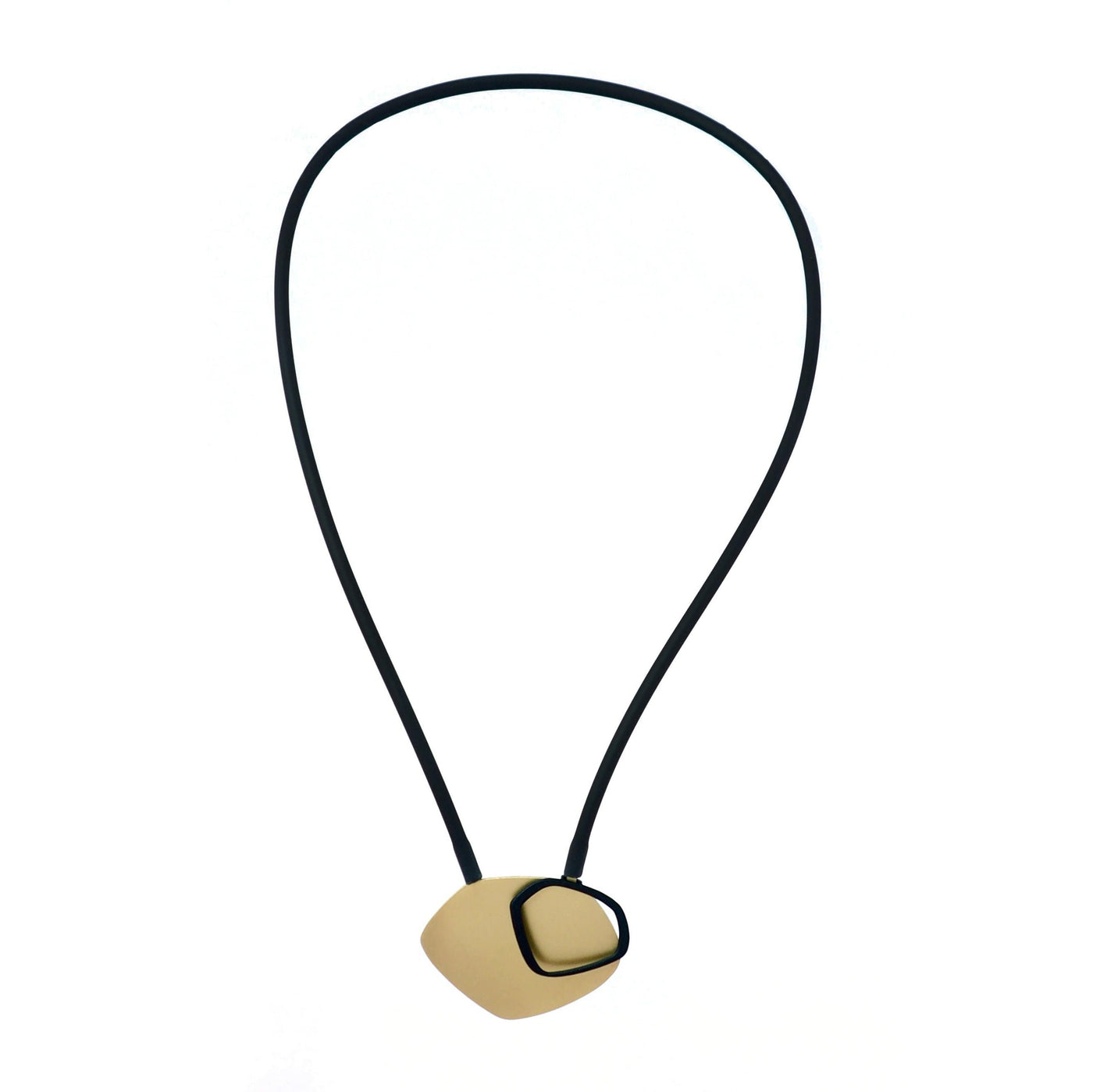 X2 Small Necklace - Black/ Raw - inSync design