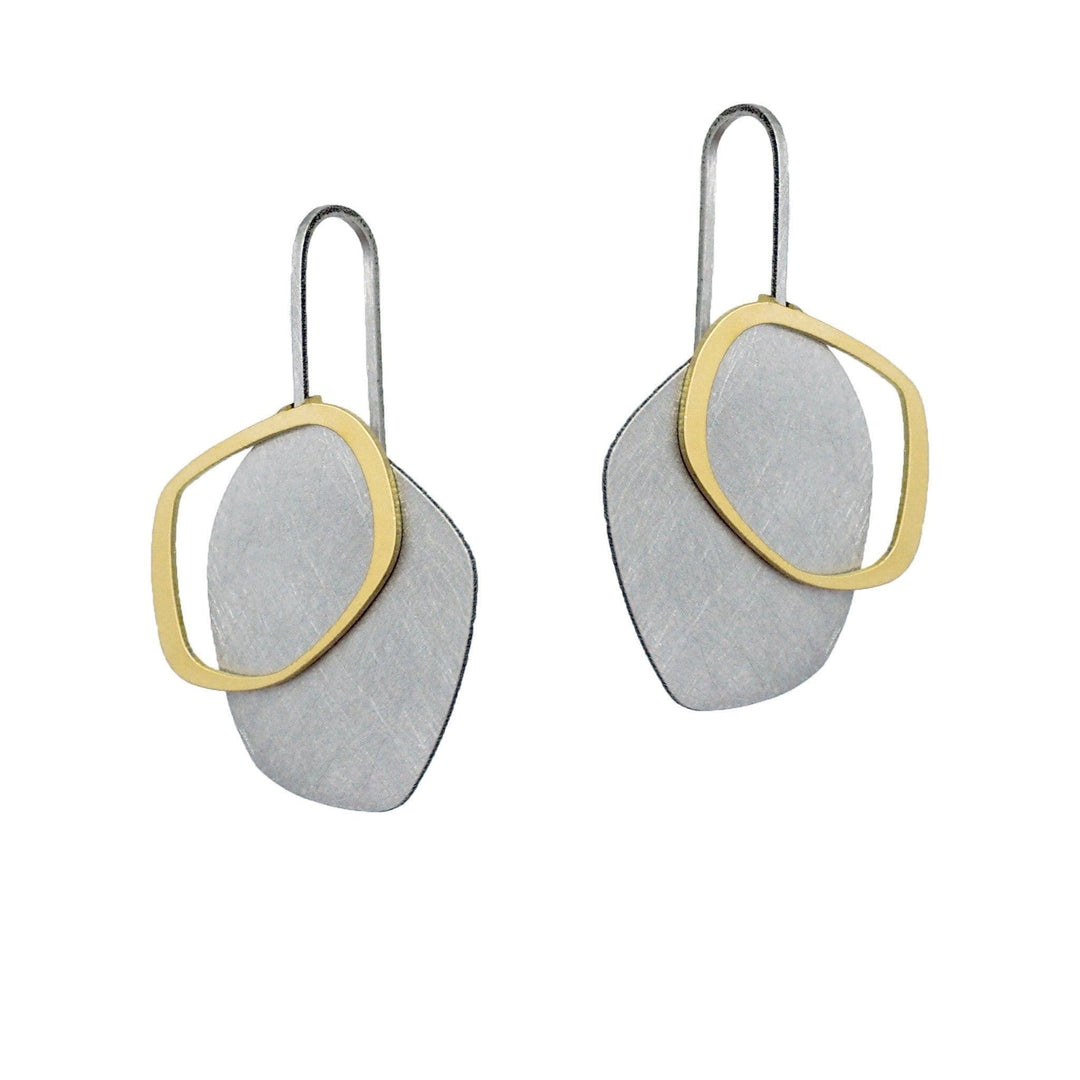 X2 Small Solid Earrings - Gold/ Black - inSync design