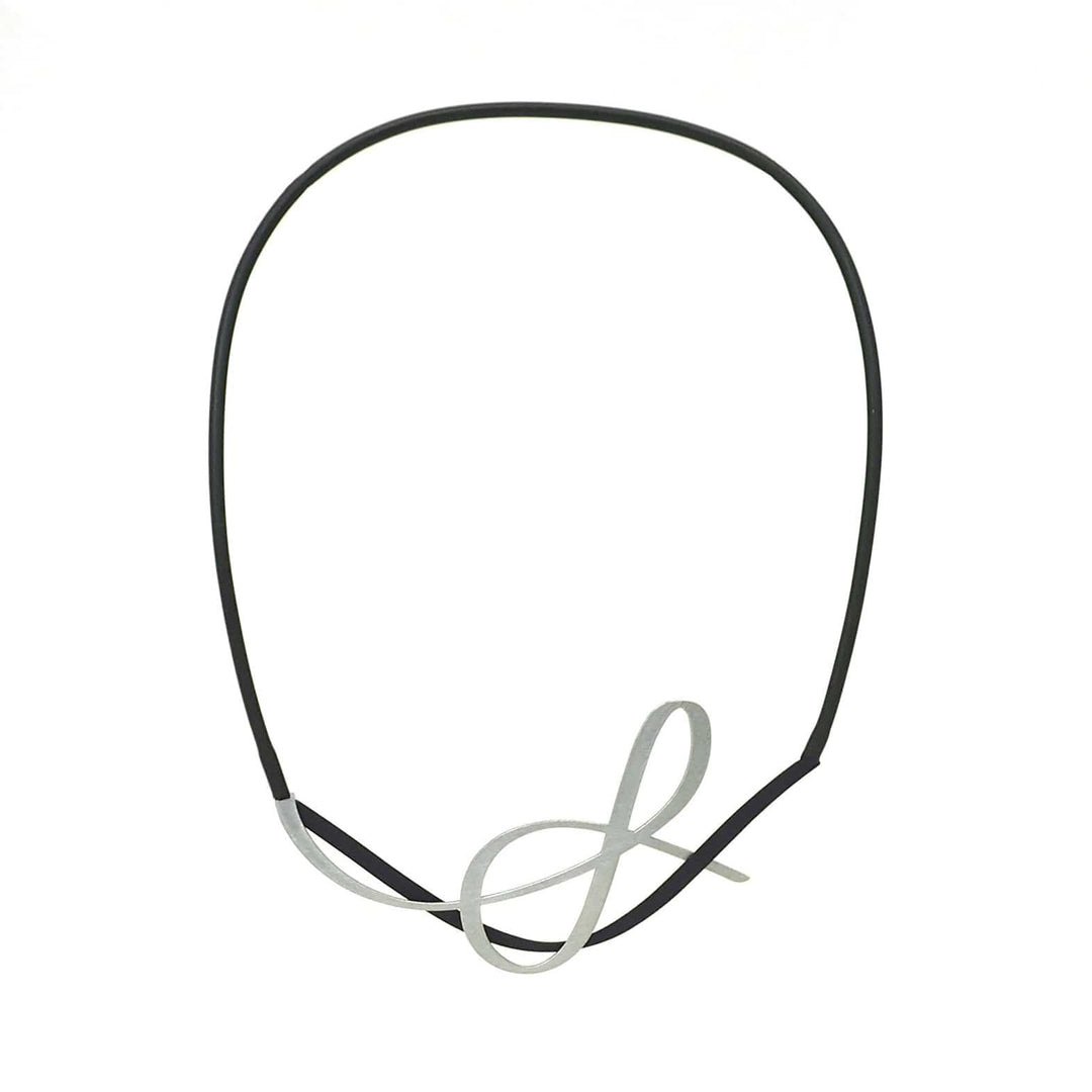 X2 Tangle Necklace - Black/ Raw - inSync design