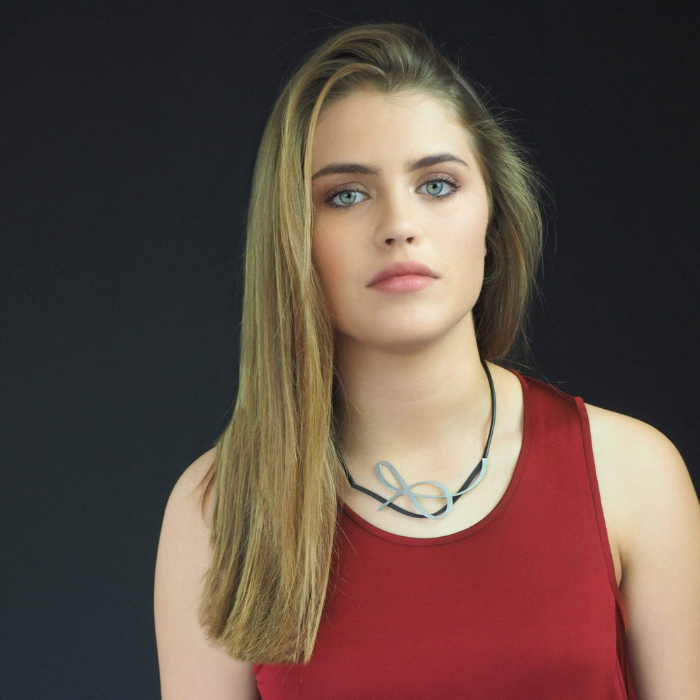 X2 Tangle Necklace - Black/ Raw - inSync design